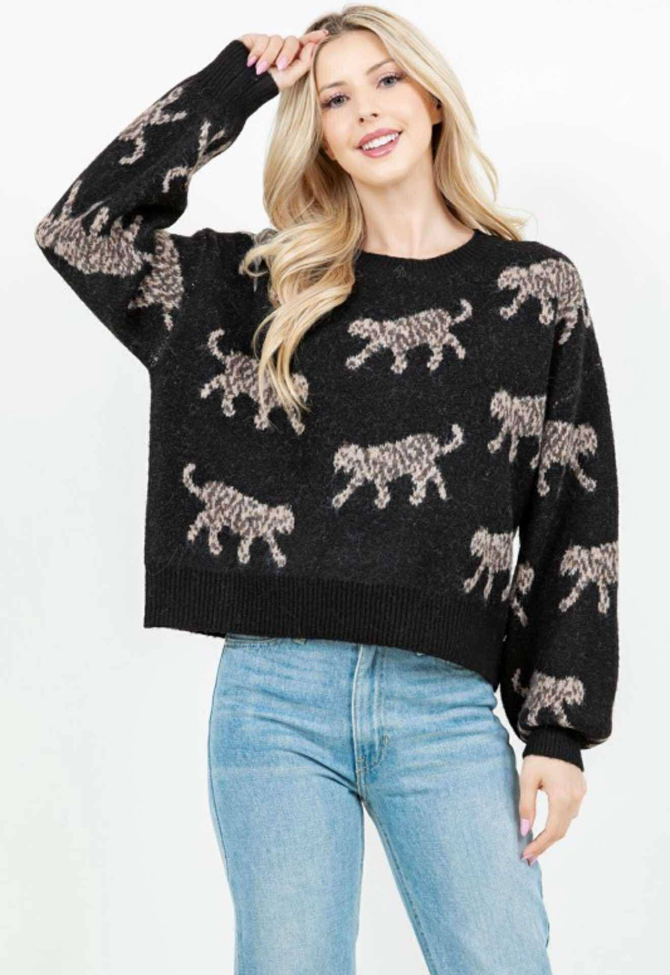 Meow or Never Sweater