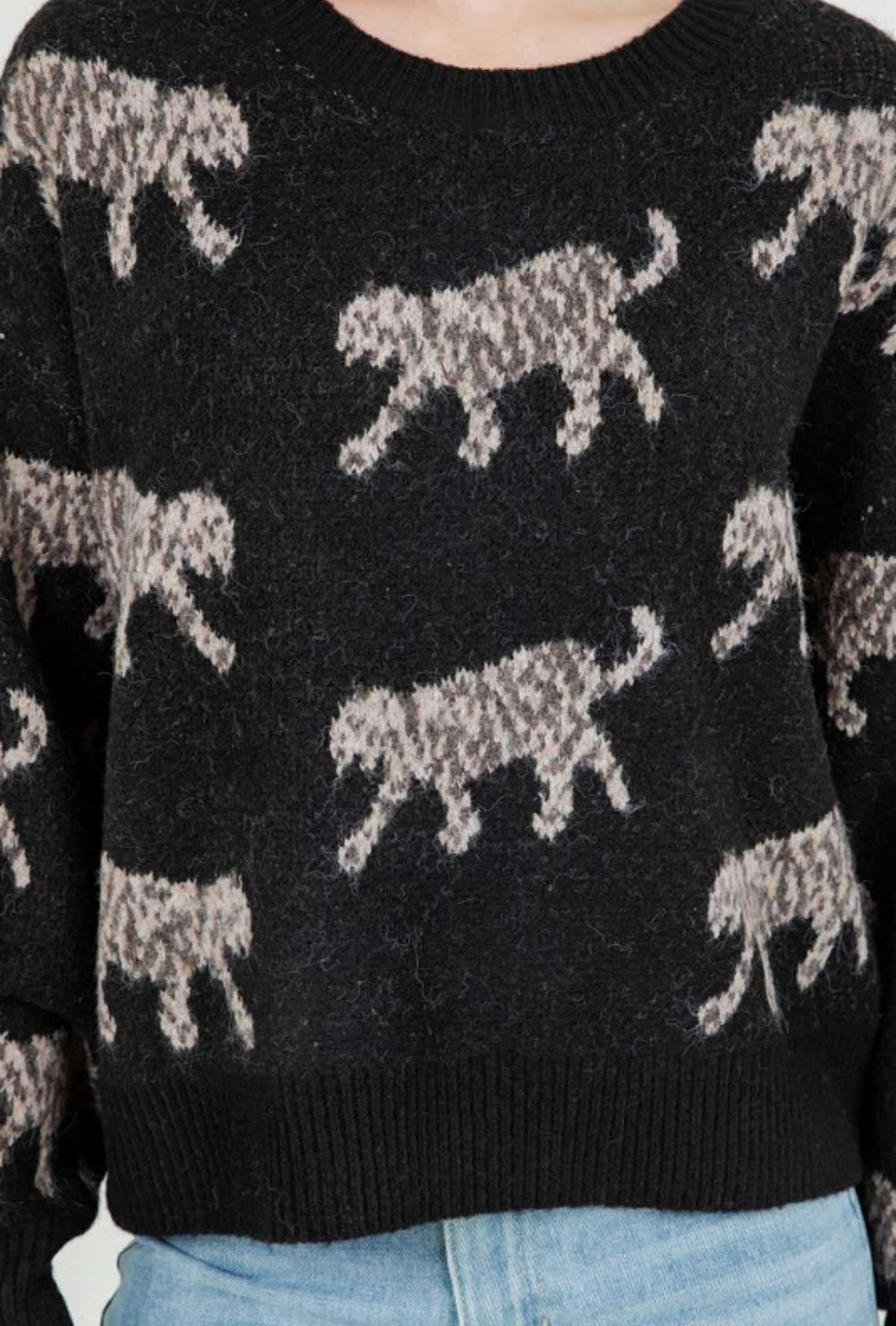 Meow or Never Sweater