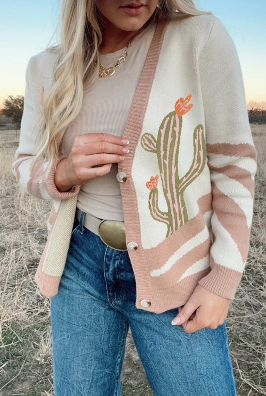 Cactus Cutie Cardigan